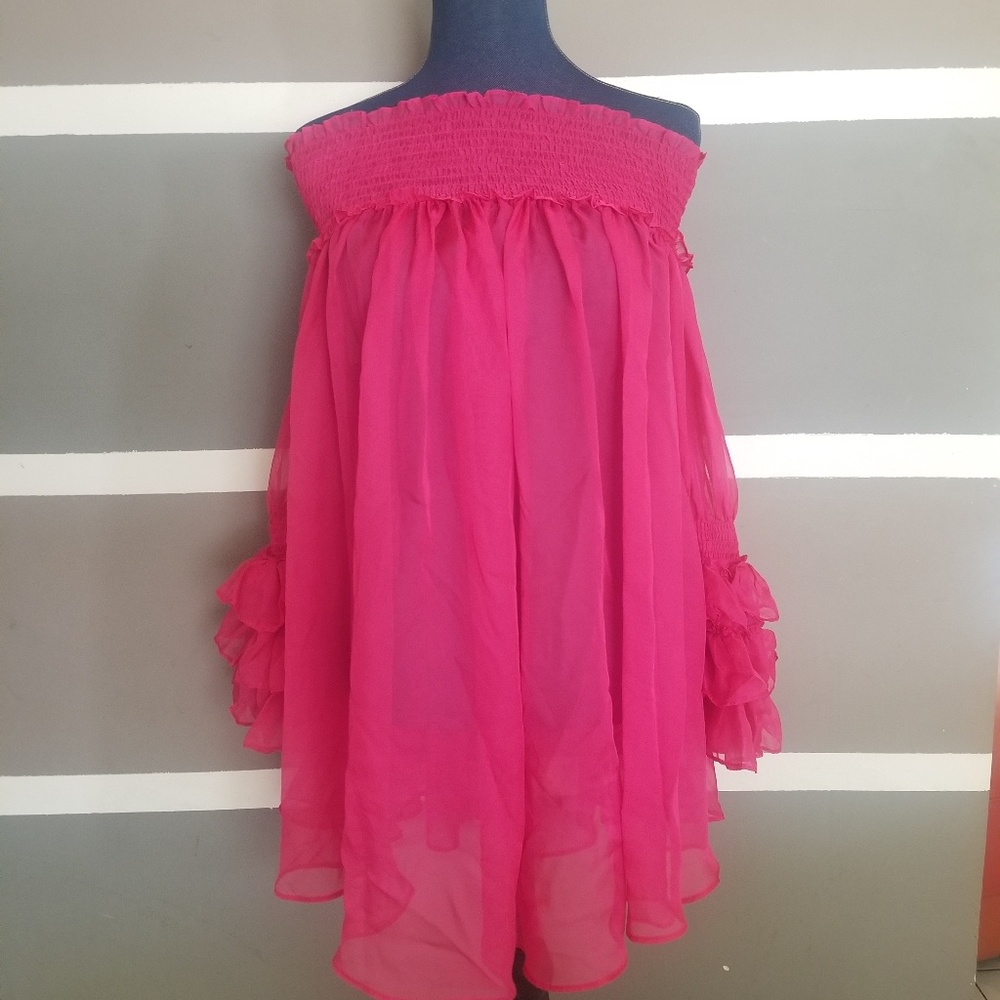 Silk off the shoulder top